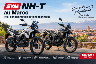 SYM NH-T au Maroc : prix, consommation, fiche technique et avis