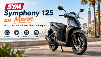 SYM Symphony 125 au Maroc : prix, consommation et fiche technique