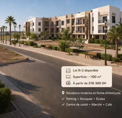 Terrain / Appartement à vendre – Projet Zaitoune (Agadir)